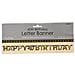 120204 striscione Con Decorazioni Riflettenti In Oro Con Scritta “happy 40th Birthday”, Dimensioni: 2,4 m X 16 cm - Foto miniatura 1
