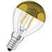 Lampadina Led Filamento Sferico Oro Chiaro Specchio - 4w Equivalente 37 E14 - Bianco Caldo - Foto miniatura 2
