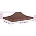 Tetto per Tendone per Feste 4x3 m Marrone 270 g / m² - Foto miniatura 2
