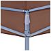 Tetto per Tendone per Feste 4x3 m Marrone 270 g / m² - Foto miniatura 4