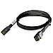 IB-CB011 0.5m 12Gbit / s Nero - Foto miniatura 1