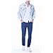 Camicia Uomo In Cotone Bianco Non-stretch - Foto miniatura 2