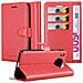 Custodia Compatibile Con Huawei Mate 30 In Rosso Carminio - Coperchio Protettiva Con Chiusura Magnetica, Funzione Stand E Tasca Per Le Carte - Foto miniatura 1