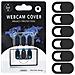 Cadorabo Xyx Copertura Webcam In Nero - Slider Fotografico Universalmente Compatibile Con I Telefoni Cellulari E Con Tutti I Computer Portatili, Notebook, Ecc. - Protezione Della Privacy - Foto miniatura 4