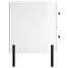 Comodini 2 Pz Bianco Lucido 40x35x47,5 Cm In Legno Multistrato - Foto miniatura 6