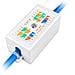 Scatola di Giunzione UL 94V-0 Ethernet Cat. 6 UTP Colore Bianco - Foto miniatura 1