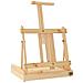 Cavalletto Tavolo Cassetto 41,5x37x12 Cm Legno Massello Pino - Foto miniatura 2
