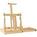 Cavalletto Tavolo Cassetto 41,5x37x12 Cm Legno Massello Pino - Foto miniatura 3