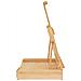 Cavalletto Tavolo Cassetto 41,5x37x12 Cm Legno Massello Pino - Foto miniatura 4