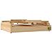 Cavalletto Tavolo Cassetto 41,5x37x12 Cm Legno Massello Pino - Foto miniatura 6