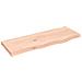 Ripiano a Parete 80x30x (2-4) cm Massello Rovere Non Trattato - Foto miniatura 1