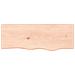 Ripiano a Parete 80x30x (2-4) cm Massello Rovere Non Trattato - Foto miniatura 2