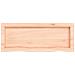 Ripiano a Parete 80x30x (2-4) cm Massello Rovere Non Trattato - Foto miniatura 3