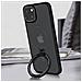 Cover Magsafe Per Iphone 15 Plus Silicone Gel Anello Supporto Bordo Nero - Foto miniatura 4