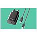 Caricabatterie da Rete Kit USB-C Adattatore 20W + USB-C a Lightning Nero - Foto miniatura 1