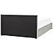 Letto Contenitore Velluto Bousse 140 X 200 Cm Grigio Chiaro - Foto miniatura 7