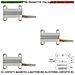 Contatto Magnetico Abs Da Esterno 3 Pezzi Per Allarme Finestre Porte Infissi Contatto Reed Nc Sottovuoto Sensibilità M - Foto miniatura 1