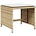 Sgabelli Giardino Con Cuscini 4pz Beige 40x40x35 Cm Polyrattan - Foto miniatura 3