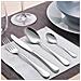 24 Pezzi Elegante Servizio Di Posate Per 6 Persone, Argento - Foto miniatura 2