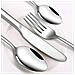 24 Pezzi Elegante Servizio Di Posate Per 6 Persone, Argento - Foto miniatura 4