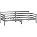 Divano Letto Con Materasso 90x200 Cm Grigio In Legno Di Pino - Foto miniatura 4