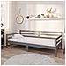 Divano Letto Con Materasso 90x200 Cm Grigio In Legno Di Pino - Foto miniatura 8
