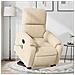 Lusso Casadino -  Poltrona Alzapersona Reclinabile Massaggiante Crema Microfibra - Foto miniatura 8