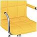 Sedia Da Ufficio Girevole Giallo Senape In Tessuto - Foto miniatura 6