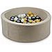 Ballenbak 90x30cm Fluweel Zacht Beige - Foto miniatura 1