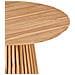 Tavolo da Pranzo da Giardino Ø70x75 cm in Legno Massello di Teak - Foto miniatura 5