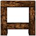 Cornice per Camino Rovere Fumo 81x18x82 cm in Truciolato - Foto miniatura 4