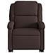Poltrona Alzapersona Massaggio Elettrica Marrone Scuro Tessuto - Foto miniatura 9