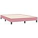 Giroletto a Molle con Materasso Rosa 140x210 cm in Velluto - Foto miniatura 6