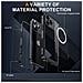Custodia Per Iphone 17 Pro Max In Vetro Temperato 9h Antiurto Con Supporto Magnetico Wireless - Foto miniatura 2