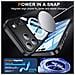 Custodia Per Iphone 17 Pro Max In Vetro Temperato 9h Antiurto Con Supporto Magnetico Wireless - Foto miniatura 7