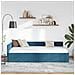 Cornice del letto ad angolo Altro con testiera Blu 90 x 200 cm - Foto miniatura 4