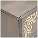 Armadio da Notte Grigio 40 x 33 x 46 cm legno massello di mango - Foto miniatura 6