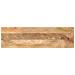 Piano per Tavolo 110x30x3,8cm Rettangolare Legno Massello Mango - Foto miniatura 1