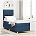 Letto a molle con materasso Blu 80 x 200 cm Tessuto - Foto miniatura 2