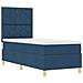Letto a molle con materasso Blu 80 x 200 cm Tessuto - Foto miniatura 7