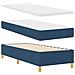 Letto a molle con materasso Blu 80 x 200 cm Tessuto - Foto miniatura 8