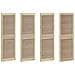 Porta per Armadio 4 pcs Naturale 140.5 x 2.1 x 49.5 cm - Foto miniatura 1