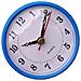 Movimento Orologio Al Quarzo Hr1688 Con Lancetta Dei Secondi, Cornice Blu E Quadrante Bianco - Foto miniatura 6