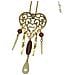 Collana Lunga Con Ciondolo A Cuore Con Perle E Cristallo, Argento 10µ - Foto miniatura 2