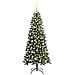 Albero di Natale artificiale con 150 LED Verde 150 cm - Foto miniatura 3