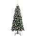 Albero di Natale artificiale con 150 LED Verde 150 cm - Foto miniatura 4