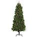 Albero di Natale con 300 LED con supporto Verde 240 cm PE - Foto miniatura 3