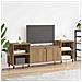 Mobile TV Rovere artigianale 160 x 35 x 55 cm Legno multistrato - Foto miniatura 2