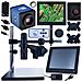 Mikroscopio Digitale Earth Pro Mcep-0.5x-pzrr - Braccio Regolabile, Display 8"" E Fotocamera Draco Blue Pro | Zoom 7-45x | Uso Professionale - Foto miniatura 1