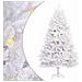 Albero di Natale artificiale Bianco 270 cm PVC e Metallo - Foto miniatura 1